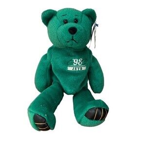NFL NY JETS Keyshawn Johnson #19 Vintage Beanie Bear Limited Treasures 1998